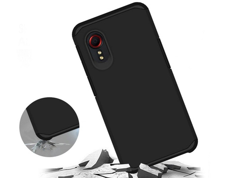 Matné puzdro Alogy Armor pre Samsung Xcover 5 Black Glass