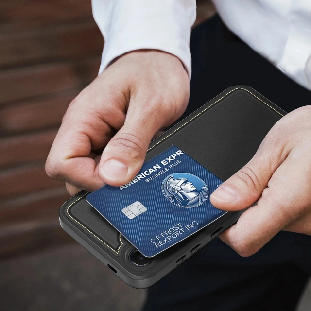 Etui Portfelowe do Samsung Galaxy S25 Dux Ducis Rafi II Czarny