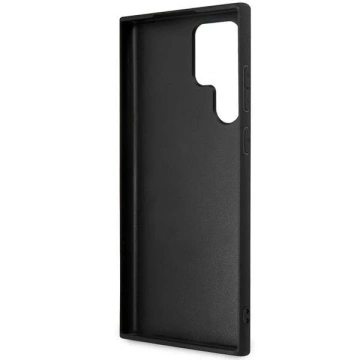 Pouzdro Guess GUHCS23L4GMGPI pro Samsung Galaxy S23 Ultra S918 růžové/růžové pevné pouzdro 4G Big Metal Logo