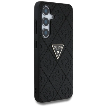 Etui Guess Hot Stamp 4G Triangle Logo do Samsung Galaxy S25 Czarny
