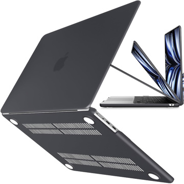 Чохол для Macbook Air 15 M2 2023 A2941 Case Housing Cover Matte Alogy Hard Cover Black