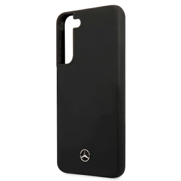 Etui Mercedes MEHCS22MSILBK do pevného silikonového pouzdra Samsung Galaxy S22 Plus S906