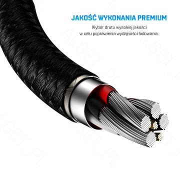 Baseus Cafule Metal Kabel nylonowy USB-C 66W 100cm 