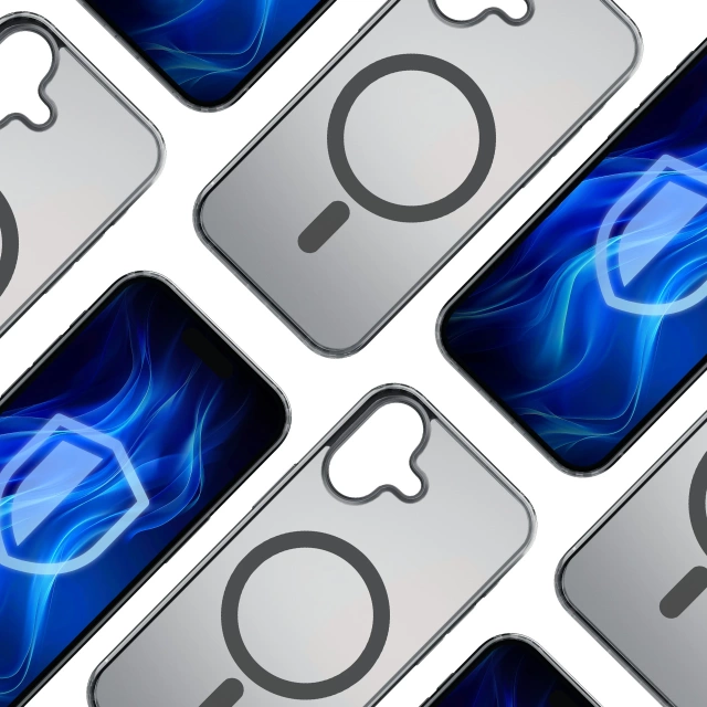 Schutzhülle für Apple iPhone 16 3mk Frosty MagCase Schwarz