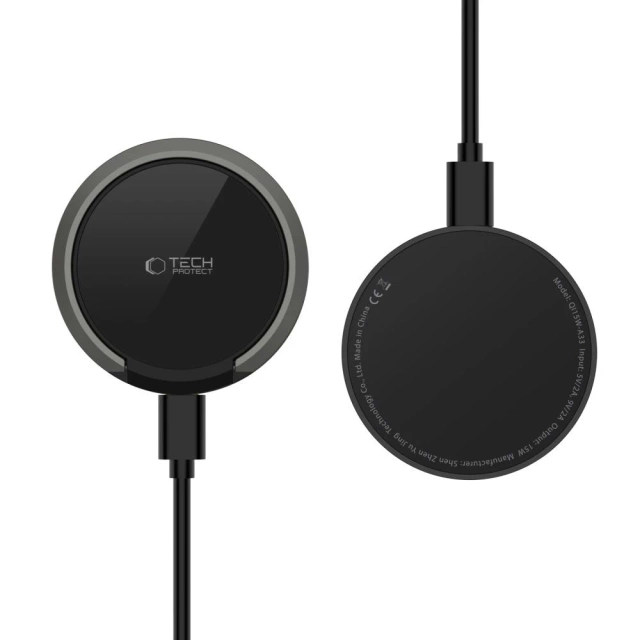 Зарядний пристрій MagSafe Tech-Protect QI15W-A33 чорний 15 Вт з підставкою