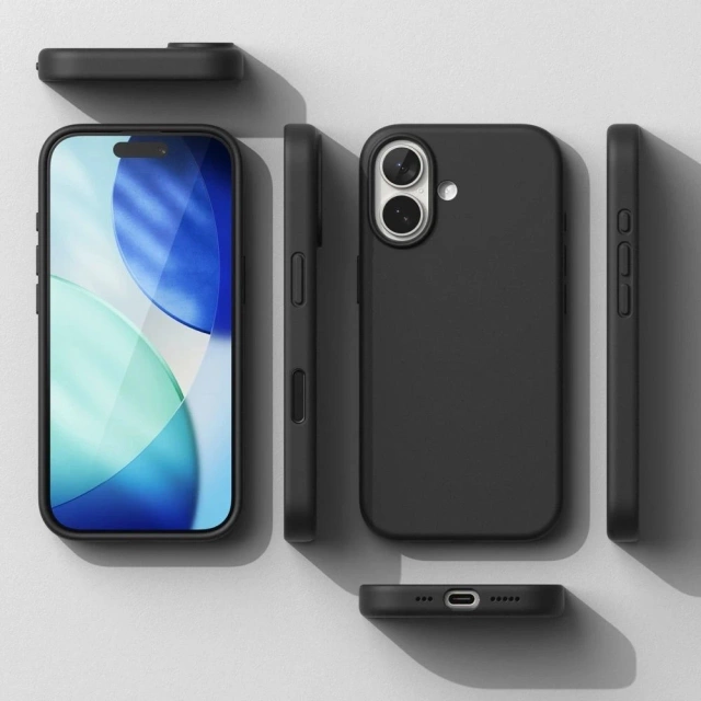 Etui do iPhone 17 Ringke Silicone Magnetic MagSafe Czarne