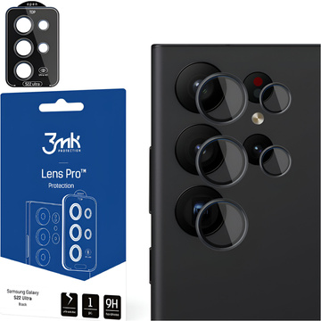 Lens cover for Samsung Galaxy S22 Ultra 5G - 3mk Lens Protection Pro Black