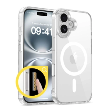 Priehľadné puzdro Tech-Protect Flexair Hybrid MagSafe pre iPhone 16