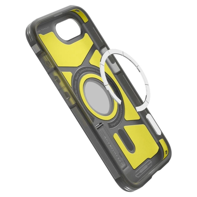 Etui für iPhone 16e Spigen Tough Armor Mag MagSafe Frost Black