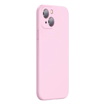 Baseus Liquid Gel Case silikonový kryt pro iPhone 13 růžový (ARYT000904)