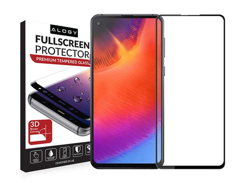 Чохол Glass Alogy Full Glue для Samsung Galaxy A60 / M40 Black