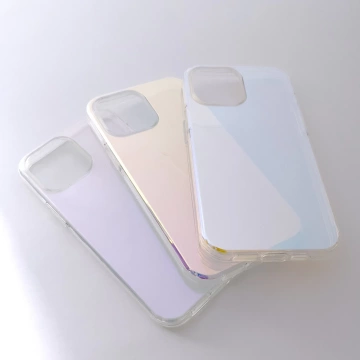 Kryt Aurora Case pre iPhone 13 dúhový gélový kryt zlatý