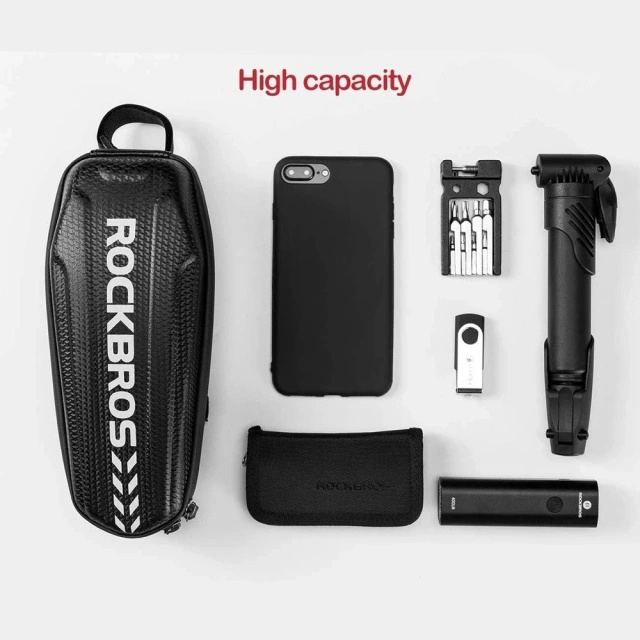 Rockbros B60 Wasserdichte Fahrradtasche für Rahmen oder unter dem Sattel