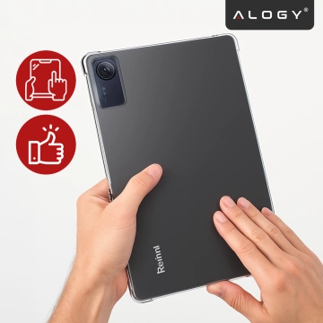 Захисний чохол для Redmi Pad SE 11" 2023, посилені кути, тонкий та легкий, ударостійкий, Alogy FlexiShield™ – прозорий