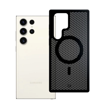 Hülle für Samsung Galaxy S24 Ultra - 3mk COOLing MagCase Schwarz