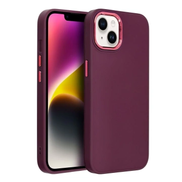 Pouzdro FRAME pro Apple iPhone 15 fialové