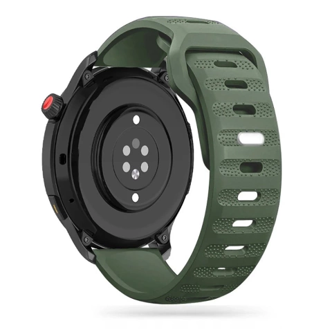 Pasek sportowy opaska IconBand Line do Samsung Galaxy Watch 4 / 5 / 5 Pro / 6 Army Green