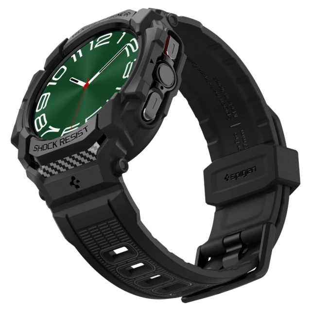 Oblečenie Spigen Rugged Armor „Pro“ pre Samsung Galaxy Watch Ultra (47 mm) matná čierna