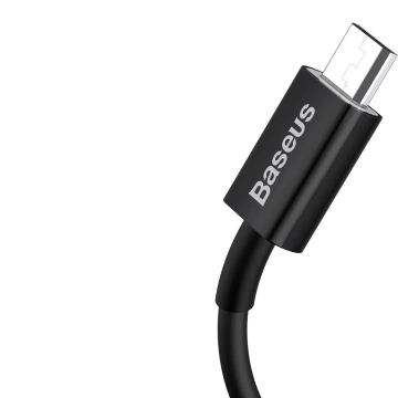 Kábel USB do micro USB Baseus Superior Series, 2A, 2m (černý)