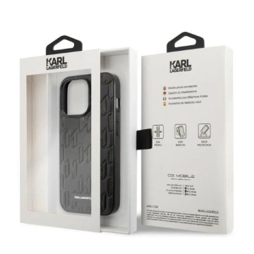 Etui Karl Lagerfeld KLHCP13XMNMP1K для iPhone 13 Pro Max 6,7" Hardcase Monogram Plaque