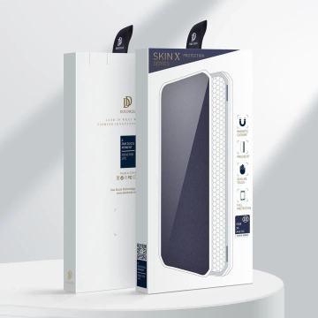 DUX DUCIS Skin X puzdrový kryt s flipovým krytom pre Samsung Galaxy A42 5G ružový