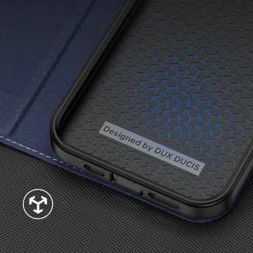 Чохол Dux Ducis Skin X2 для iPhone 14 Plus з магнітним клапаном синій