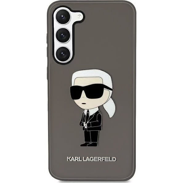 Захисний чохол для телефону Karl Lagerfeld KLHCS23SHNIKTCK для Samsung Galaxy S23 S911 black/black hardcase Ikonik Karl Lagerfeld