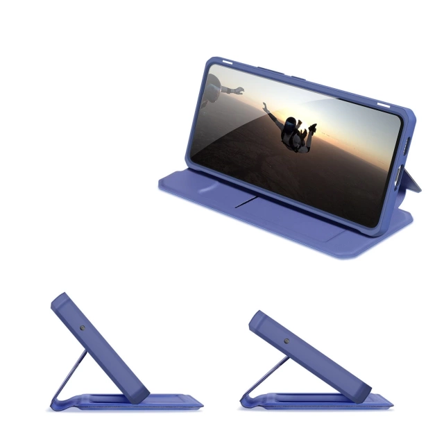 DUX DUCIS Skin X holster cover with flip cover for Samsung Galaxy A73 blue