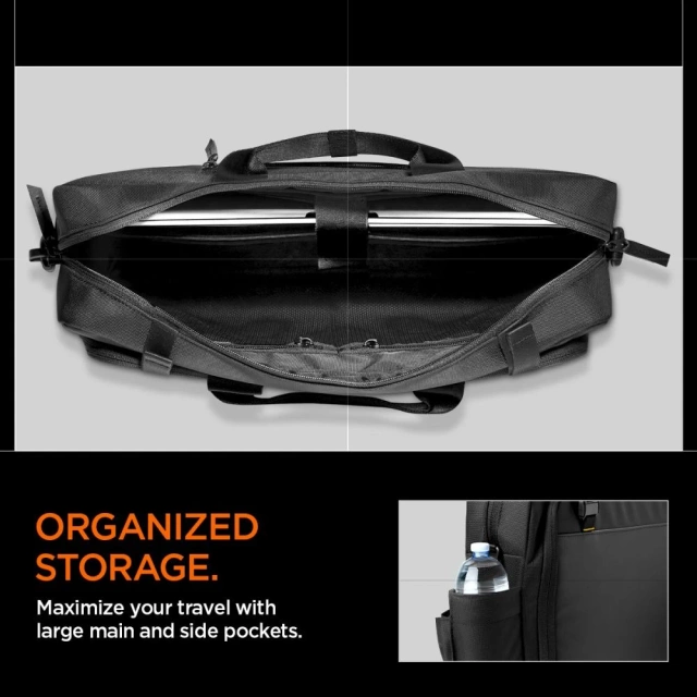 Torba Spigen KD300 Klasden Laptop 16" Czarna z paskiem