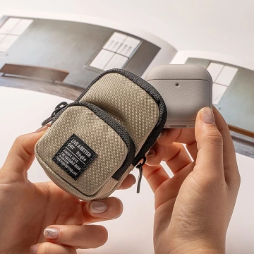 Kryt pro Apple AirPods 4 Ringke Onyx MagSafe Sage Green Karabińczyk