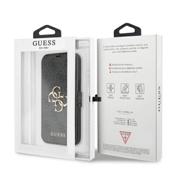 Etui Guess GUBKP13X4GMGGR для iPhone 13 Pro Max 6,7" книга 4G Великий металевий логотип