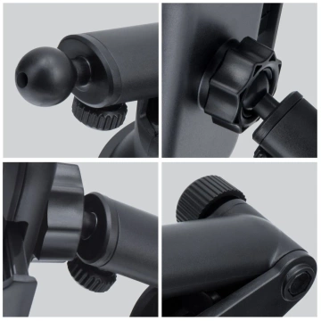 Držiak do auta Forcell F-GRIP Carbon, nastaviteľný na čelné sklo