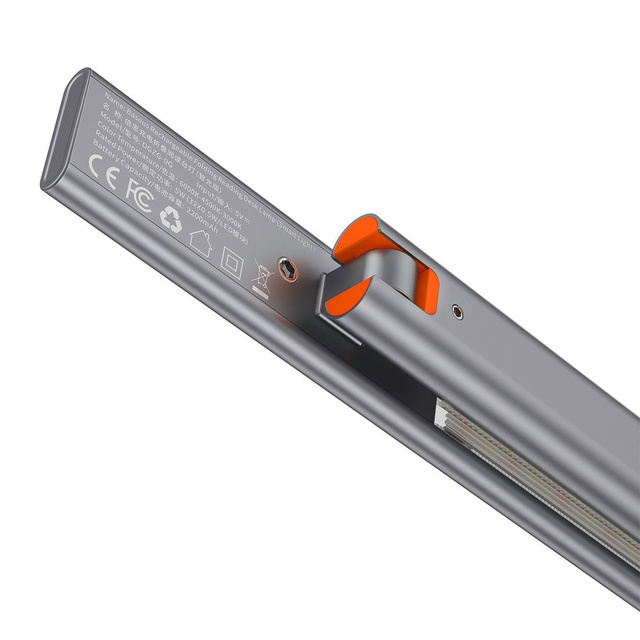 Kancelárske svietidlo Baseus Smart Eye, skladacie, dobíjacie (sivé)