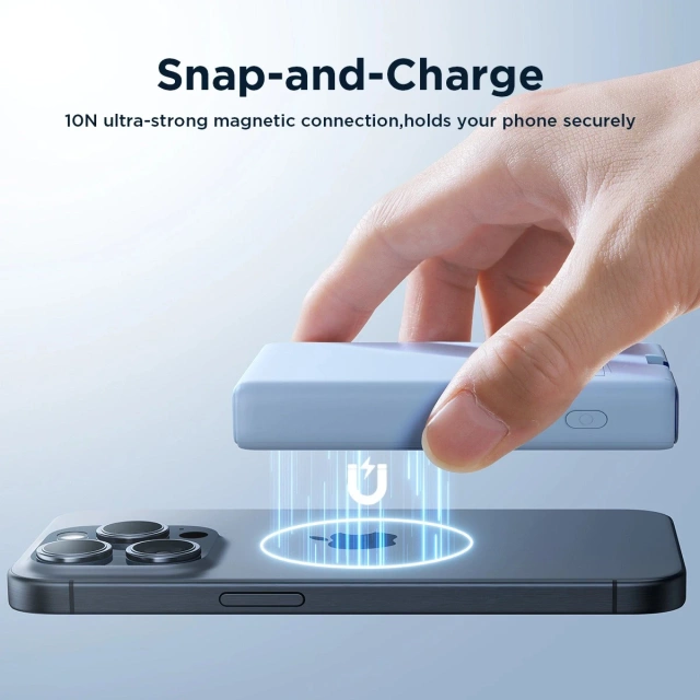 Magnetyczny powerbank Joyroom JR-PBM01 20W 10000mAh z podstawką MagSafe