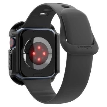 ЧОХОЛ ДЛЯ APPLE WATCH 10 (46MM) ЧОРНИЙ SPIGEN TOUGH ARMOR ЗАГАРТОВАНОГО СКЛА