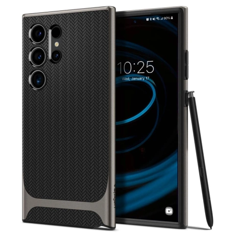 Etui Spigen Neo Hybrid pre Samsung Galaxy S24 Ultra Gunmetal