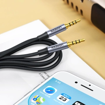 Kabel UGREEN kabel AUX mini jack 3,5 mm - mini jack 3,5 mm 2 m černý (AV183)
