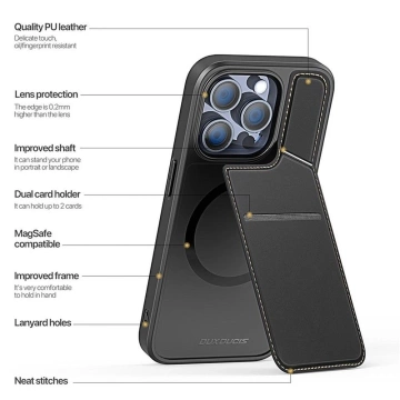 DUX DUCIS Rafi II Mag - задня кришка чохол з підставкою, сумісний з MagSafe для iPhone 15 Pro