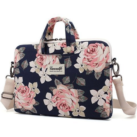 Pouzdro Canvaslife Briefcase Laptop Sleeve 13 pro MacBook Pro / Air Navy Rose