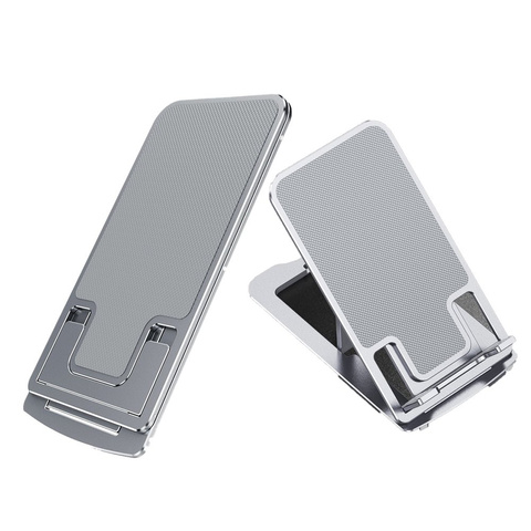 Alogy Adjustable Phone Stand Foldable Desk Stand Silver