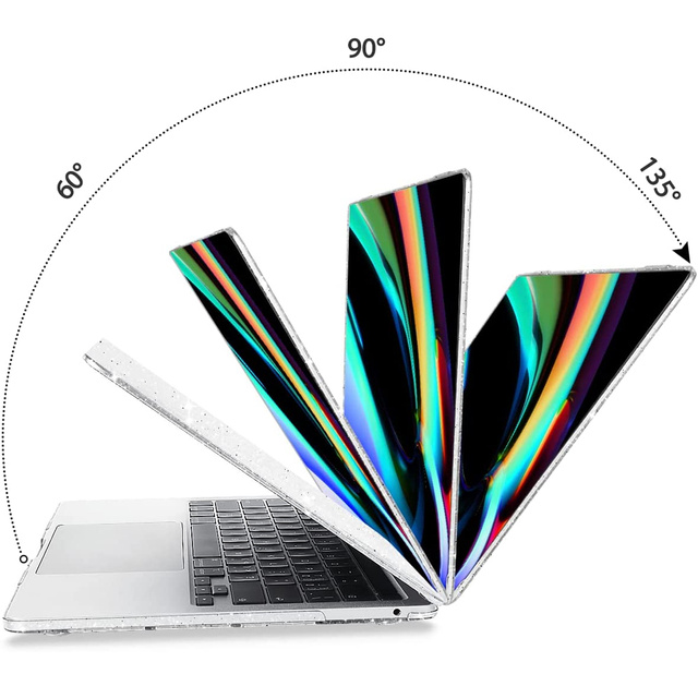 Etui obudowa Alogy Hard Case pro Apple MacBook Pro 13 2016-2020 Glitter Clear