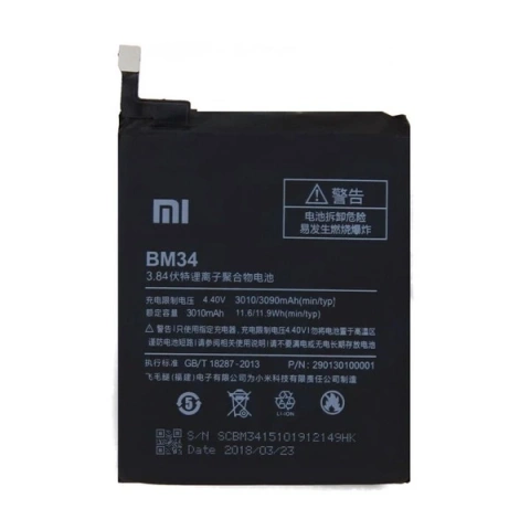 Baterie Xiaomi BM34 do Mi Note Pro bulk 3010mAh