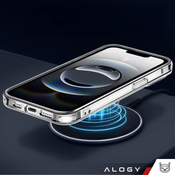 Pouzdro pro Apple iPhone 16 Pro Max Alogy Anti-Shock Hybrid Case pro MagSafe Transparent