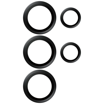 Захисне скло для камери Samsung Galaxy S25 Ultra PanzerGlass Hoops сірого кольору