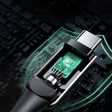 Acefast Kabel USB Typ C - USB Typ C 2m, 100W (20V/5A) schwarz (C6-03 Schwarz)