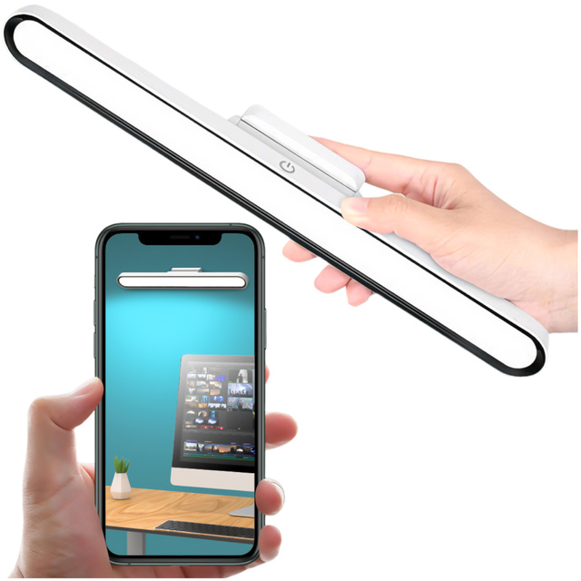 Lampe Alogy Magnetische LED-Leuchte, magnetische Unterschrank-LED-Streifenlampe, Möbelbeleuchtung an der Wand mit Magnet für die Küche, Zimmer, Garderobe, Weiß