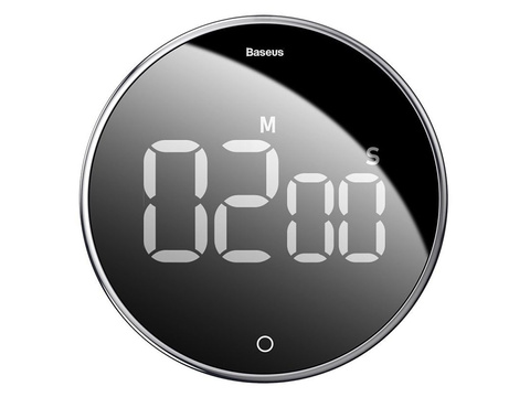 Baseus Heyo Rotation timer magnetic digital timer Black