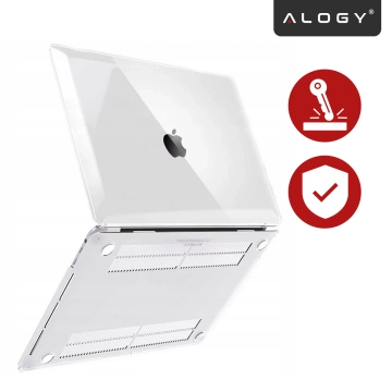 Etui Alogy Hard Case für Apple Macbook Air 13 2022 M2 A2681 13,6" Przezroczyste