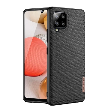 Dux Ducis Fino case cover covered with nylon material for Samsung Galaxy A42 5G black