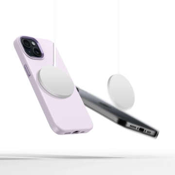 Etui do iPhone 15 Tech-Protect Silicone Pure MagSafe Mauve